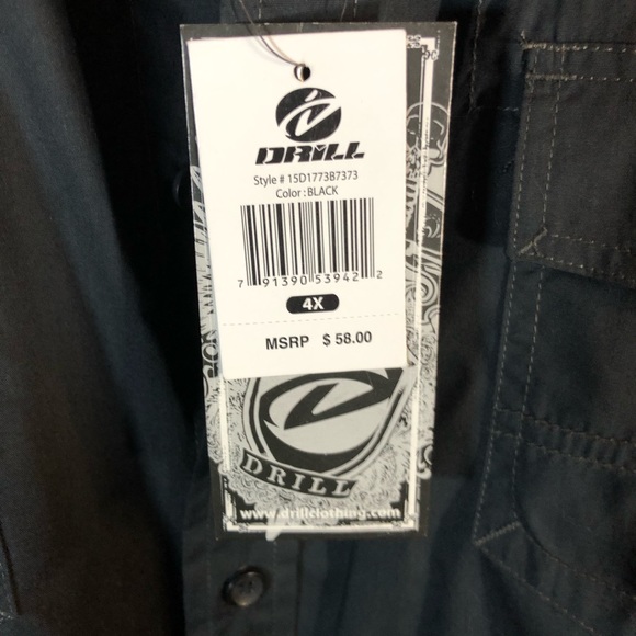 NWT Drill Company Mens Shirt - Picture 4 of 10